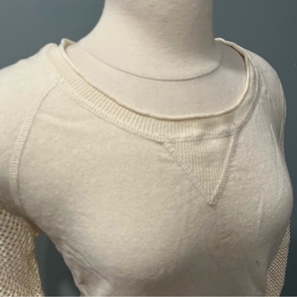 NWT Rock & Republic Birch Classic Rock Mesh Open Knit Sweater Size Small - Picture 2 of 8